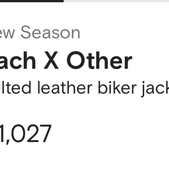 EACH X OTHER PARIS  LEATHER BELTED BIKER JACKET KHAKI GREEN UNISEX SIZE S - Picture 12 of 14